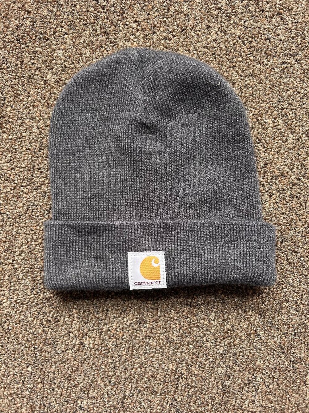 Carhartt Winter Beanie Hat in Grey